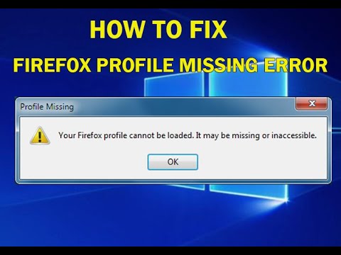 firefox for mac profile missing